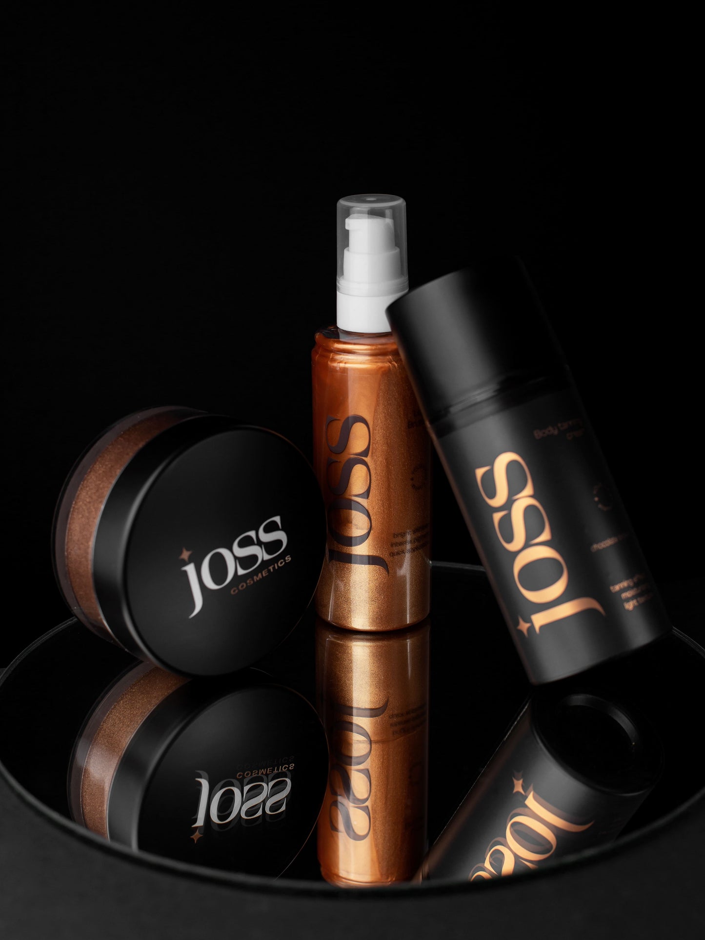 Крем-засмага + Рідкий бронзатор + Розсипчаста пудра