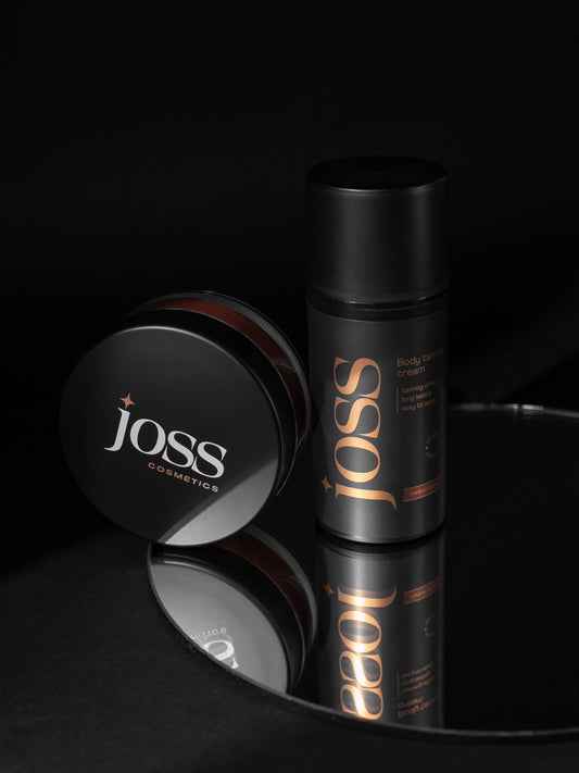 Крем-засмага + Блискуча розсипчаста пудра